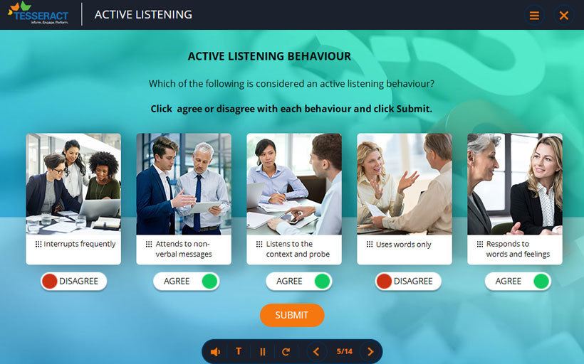 Using effective Q&A model to create an engaging custom eLearning courses with mini-cases