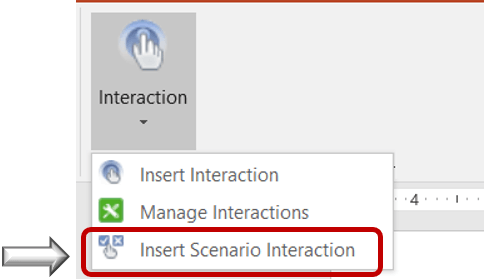 Scenario interaction