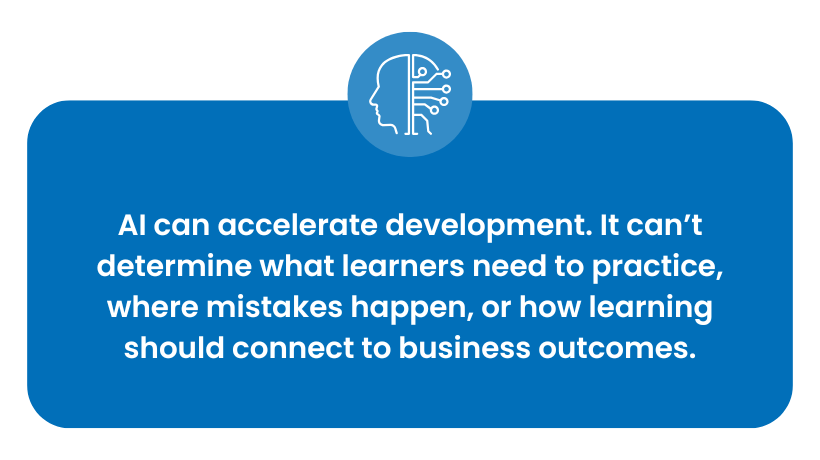 AI can accelerate development.