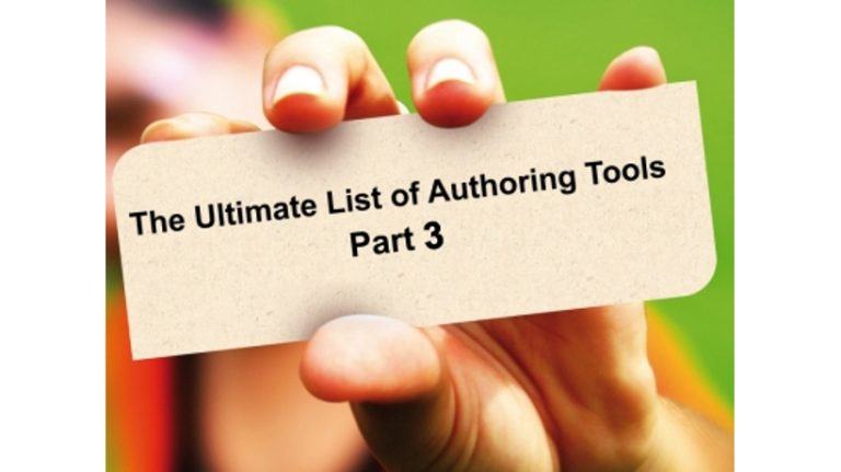 List Of Authoring Tools: Part 3