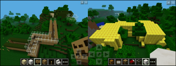 minecraft banana house