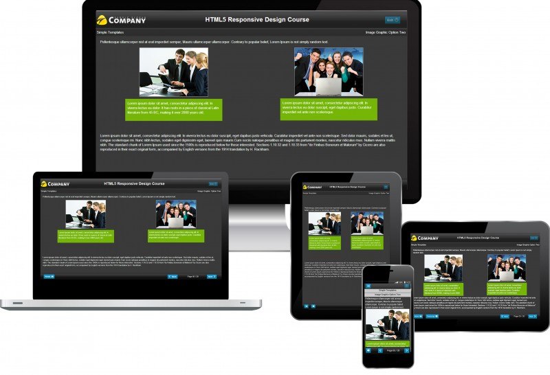 Multi Devices Responsive eLearning Design