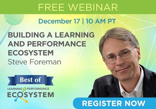 Free Webinar: Building a Learning and Performance Ecosystem