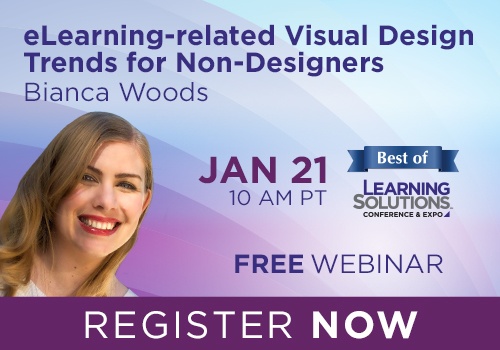 Free Webinar: eLearning-related Visual Design Trends for Non-Designers