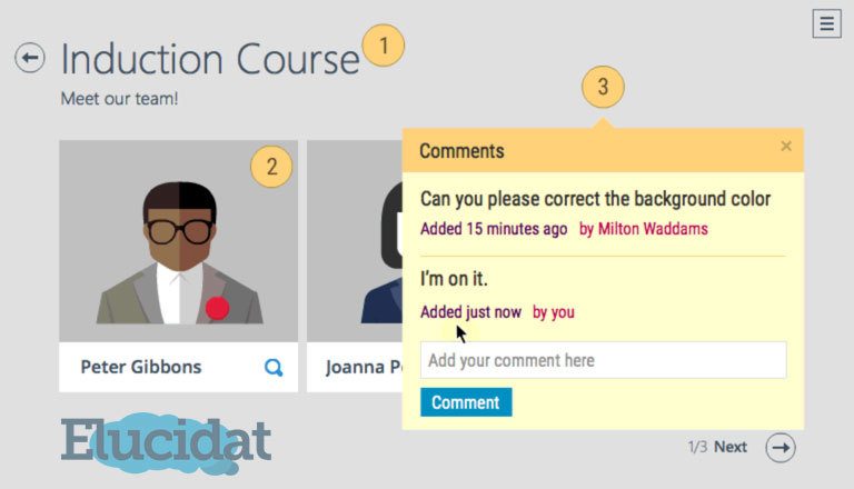Elucidat Collaboration Tool: Induction Course