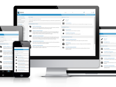 Screenshot of eXact learning LCMS