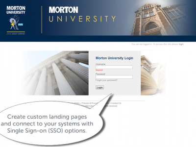 Screenshot of TOPYX LMS