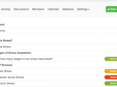 Screenshot of Fellow LMS