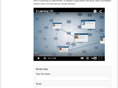 Screenshot of Fellow LMS