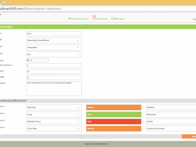 Screenshot of KALBOARD360