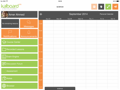 Screenshot of KALBOARD360