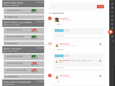 Screenshot of Classe365