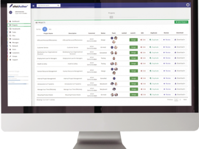 Screenshot of eNetAuthor®