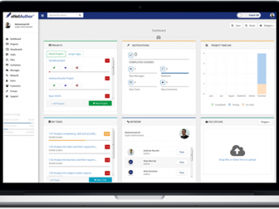 Screenshot of eNetAuthor®