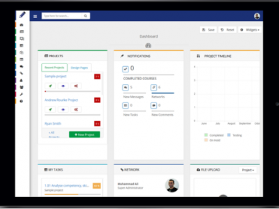 Screenshot of eNetAuthor®