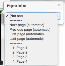 linked pages scenario branching