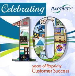 Raptivity Celebrates 10 Glorious Years Of Customer Success
