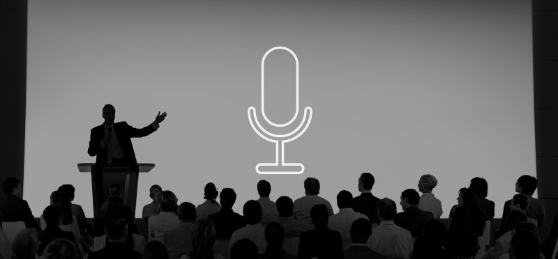 Microphone Announcement Mic Broadcast Recording Speech Concept