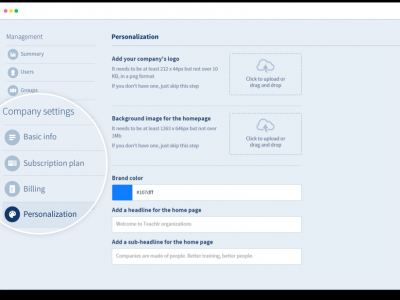 Screenshot of Teachlr Organizations