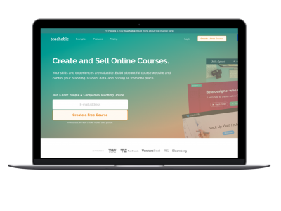 Screenshot of Teachable