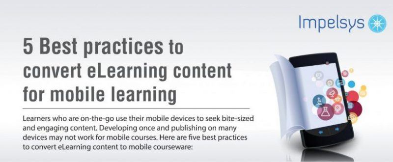 5 Best Practices To Convert eLearning Content For Mobile Learning ...
