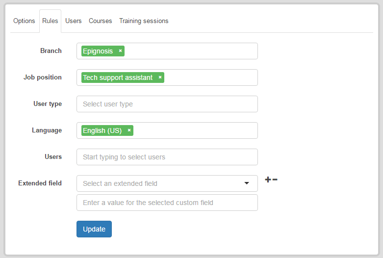 Manage your users with Audiences feature in eFrontPro