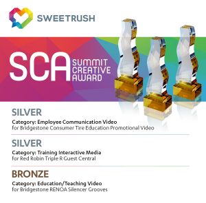 SweetRush Honored With Three 2016 Summit Creative Awards