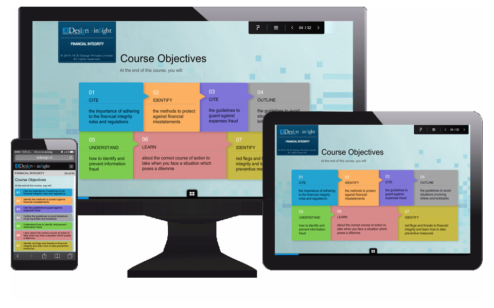 EI Design Mobile Learning Strategy Responsive