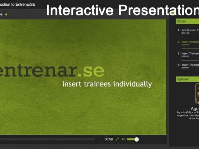Screenshot of Entrenarse