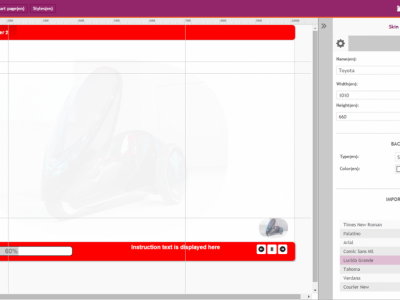 Screenshot of Lumesse CourseBuilder