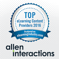 Allen Interactions Is A 2016 Top 10 eLearning Content Development Company