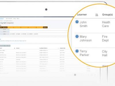 Screenshot of SkillBuilder LMS