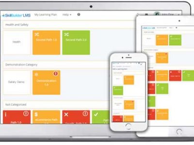 Screenshot of SkillBuilder LMS