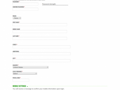 Screenshot of EthosCE LMS