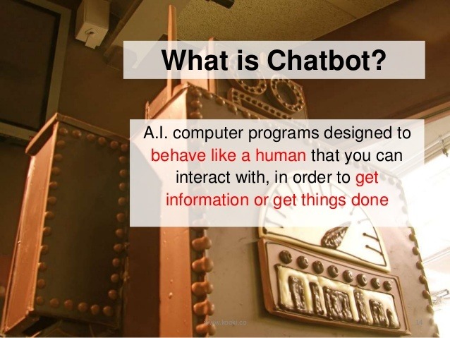 Chatbot Definition: Credit: Teewee Ang