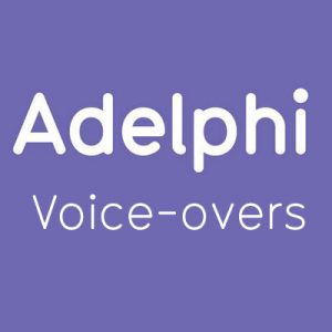Adelphi Studio: Voice-overs logo