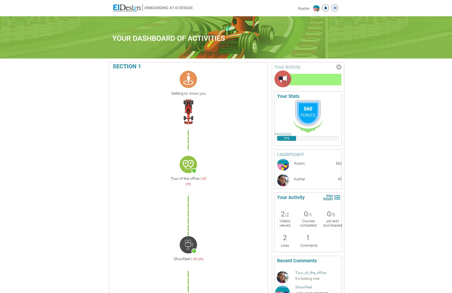 Enable leaderboards and gamification – Knowledge Base