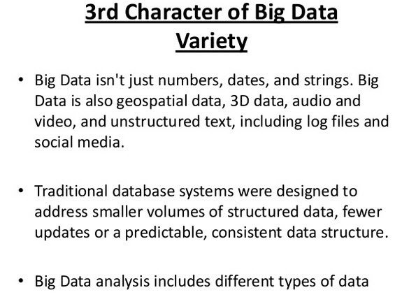 Variety of Data--Credit: Nasrin Hussain