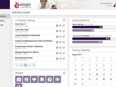 Screenshot of eSSential LMS