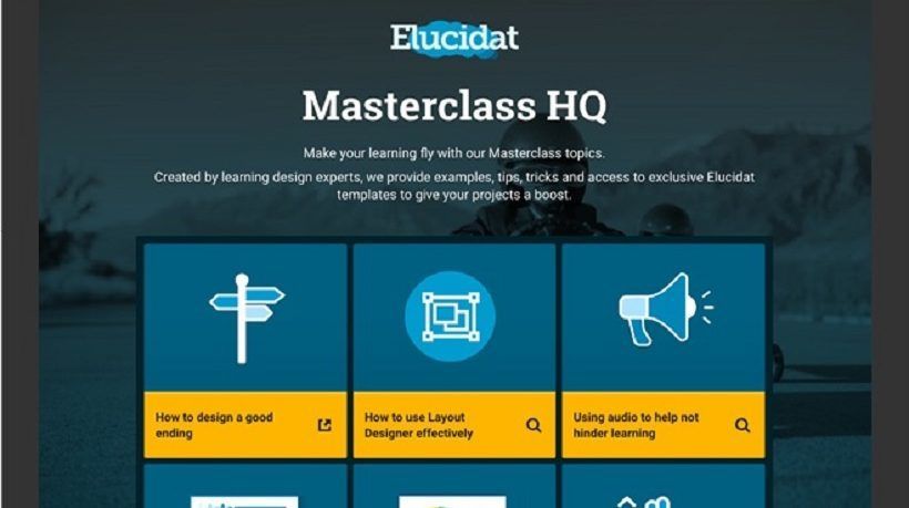 Improve Your Learning Design Skills With Elucidat's Expert-Created Masterclass Topics