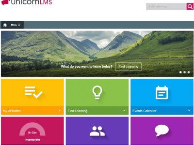 Screenshot of Unicorn LMS