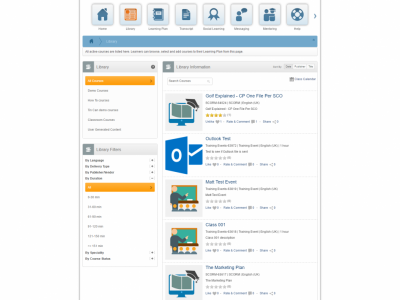 Screenshot of JLMS Cloud
