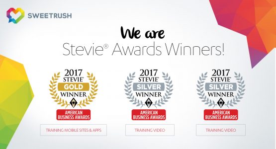 SweetRush Honored With Three Stevie® Awards In The American Business Awards 2017