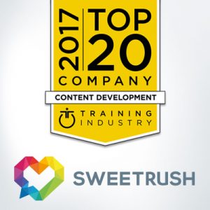 SweetRush Named A Top 20 Content Development Company By Training Industry