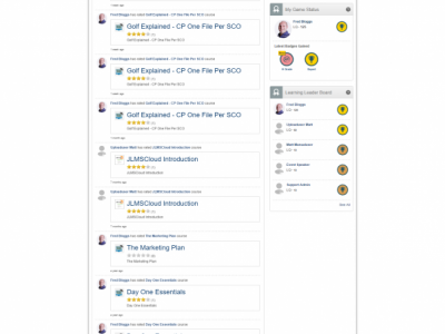 Screenshot of JLMS Cloud