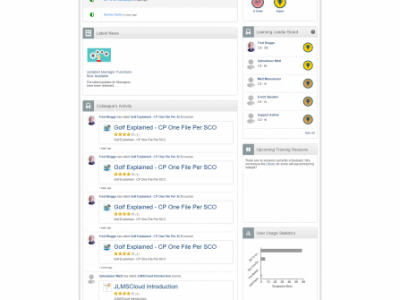 Screenshot of JLMS Cloud