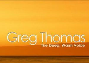 Greg Thomas, The Deep, Warm Voice logo