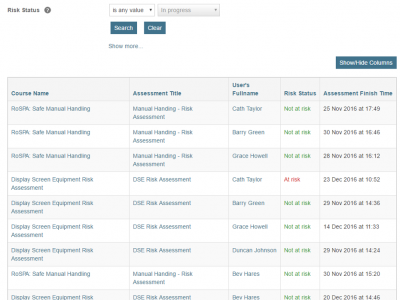 Screenshot of NexusComply Solution