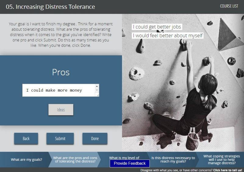Distress Tolerance-STAIR