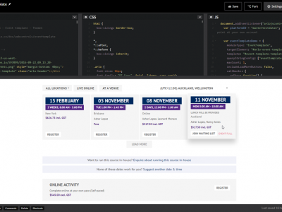 Screenshot of Arlo: Training Software
